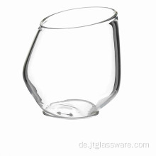 Transparente Weinbecher aus Pyrexglas